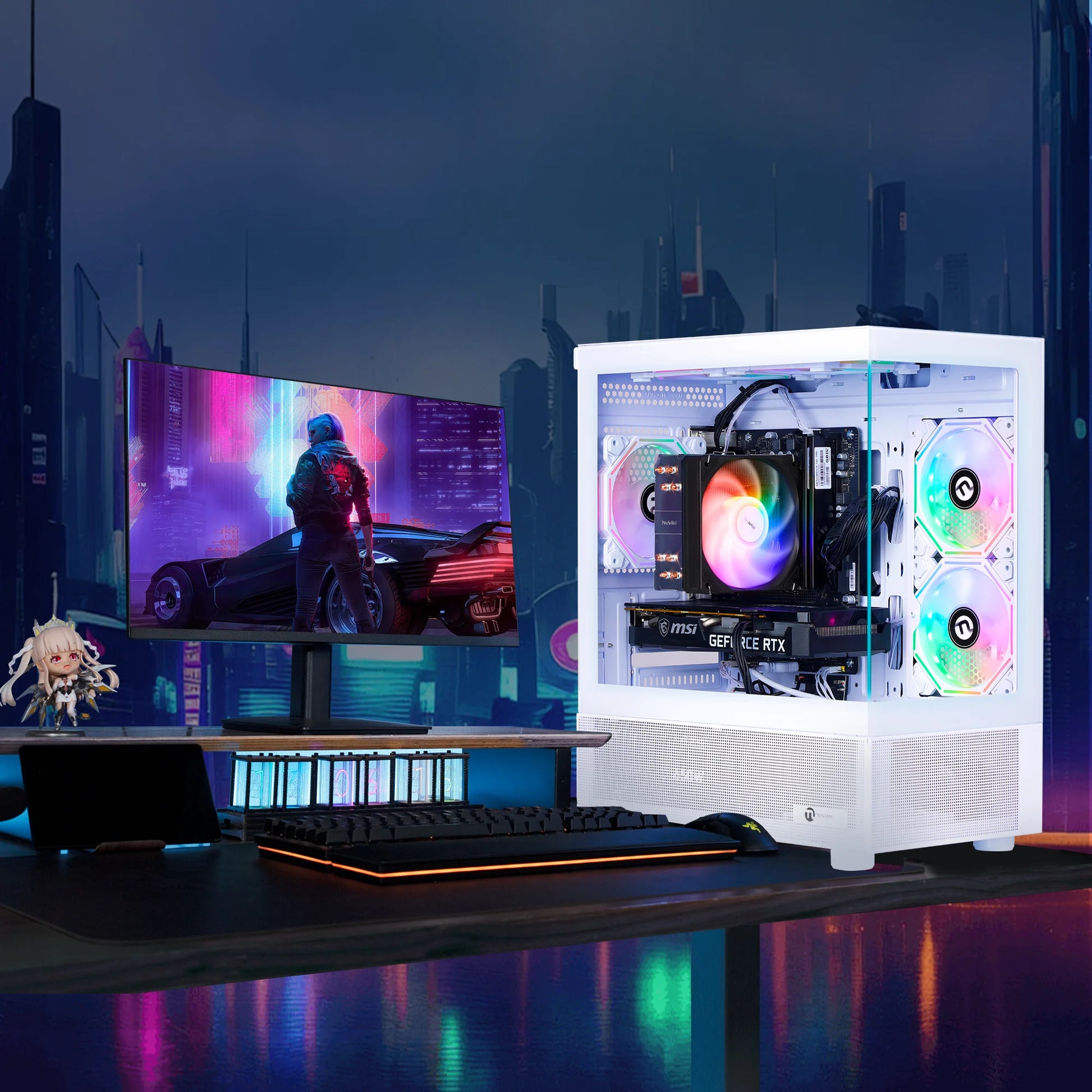 Lumishore Gaming PC AMD Ryzen 5 5500 Geforce GTX 1660 Super 16 GB RAM 1TB SSD Windows 11 PC Gaming