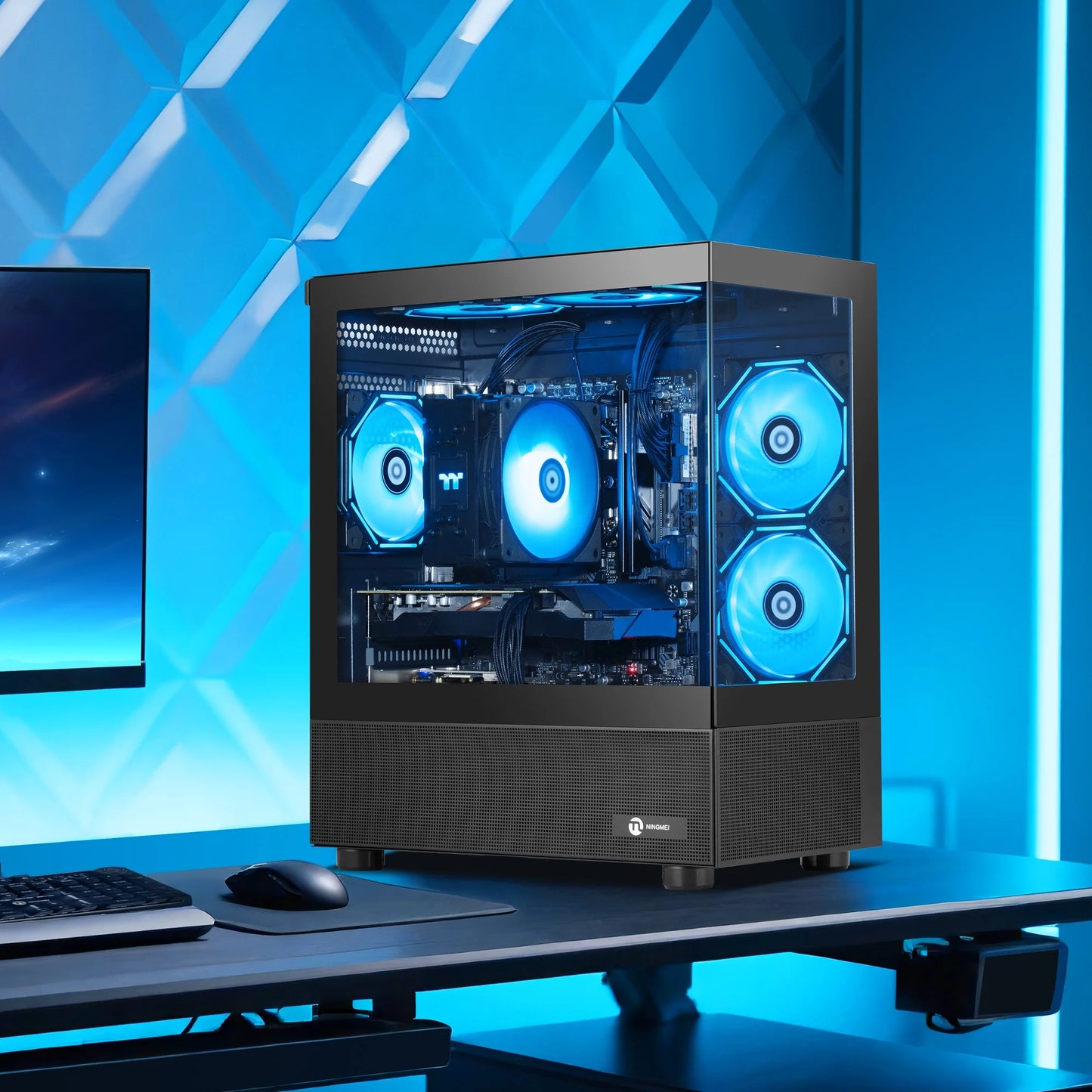Gaming PC AMD Ryzen 7 9700X NVIDIA RTX 5060 16GB RAM 1TB SSD Wifi PC Gaming Black