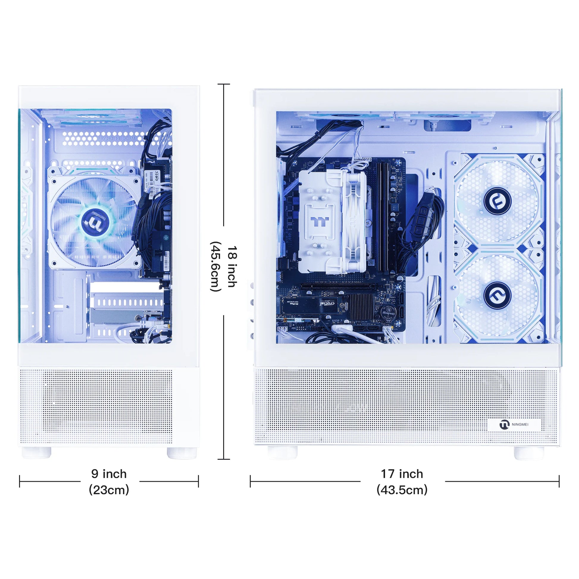 Lumishore Gaming PC AMD Ryzen 5 5600GT 16GB RAM 1TB SSD Wifi Gaming Desktop