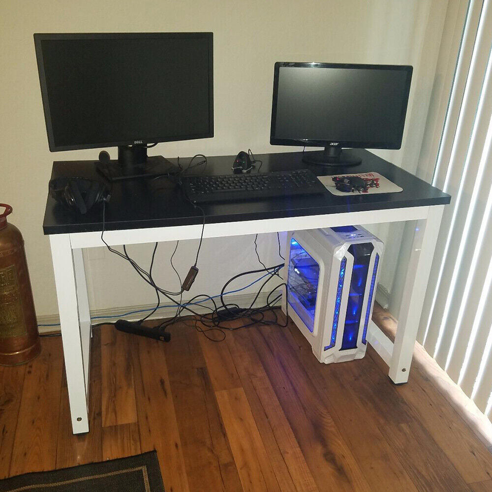 COMPUTER DESK WRITING STUDY GAMING PC LAPTOP TABLE WORKSTATION HOME FURNITURE