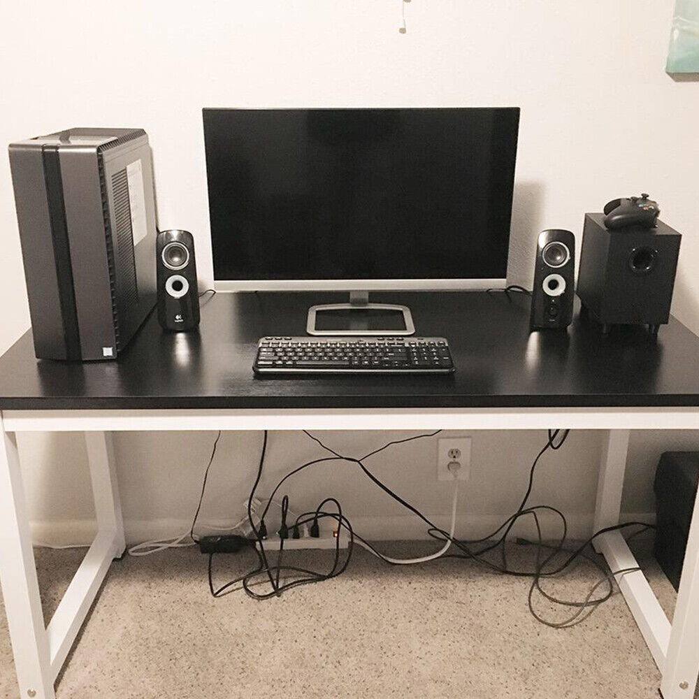 COMPUTER DESK WRITING STUDY GAMING PC LAPTOP TABLE WORKSTATION HOME FURNITURE