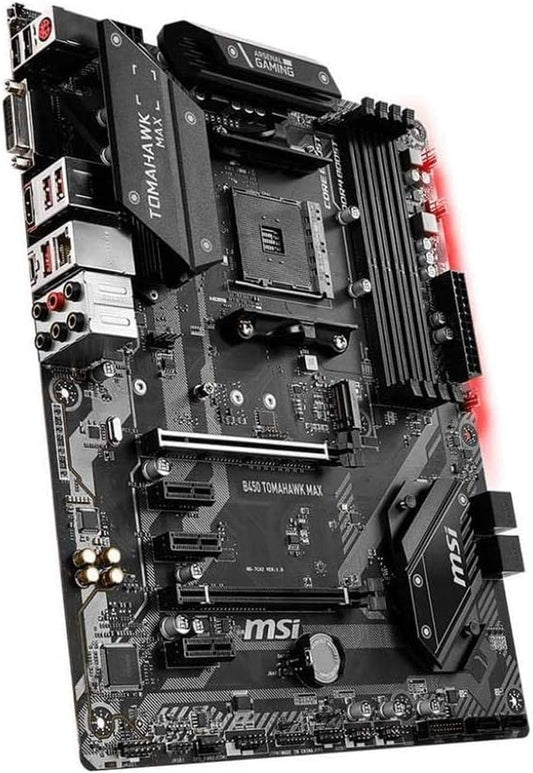 Arsenal Gaming AMD Ryzen 2ND and 3Rd Gen AM4 M.2 USB 3 DDR4 DVI HDMI Crossfire ATX Motherboard (B450 TOMAHAWK MAX II)